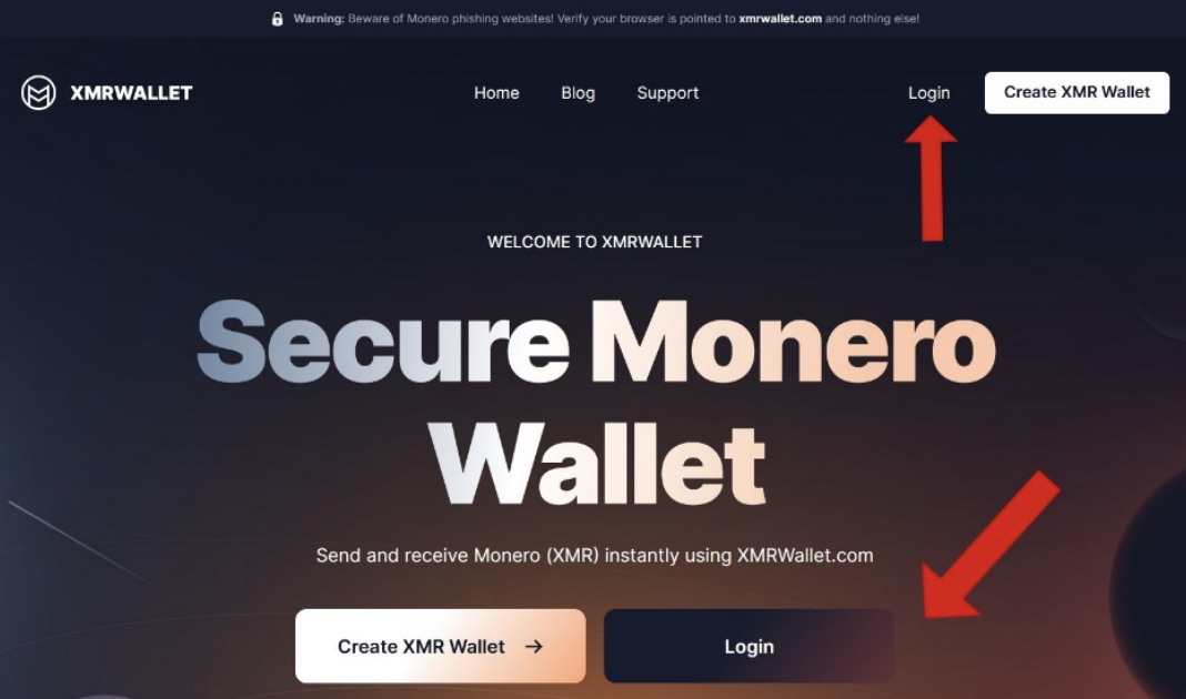 import monero xmr wallet seed